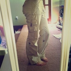 Khaki cargo pants