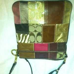 Coach cross body purse