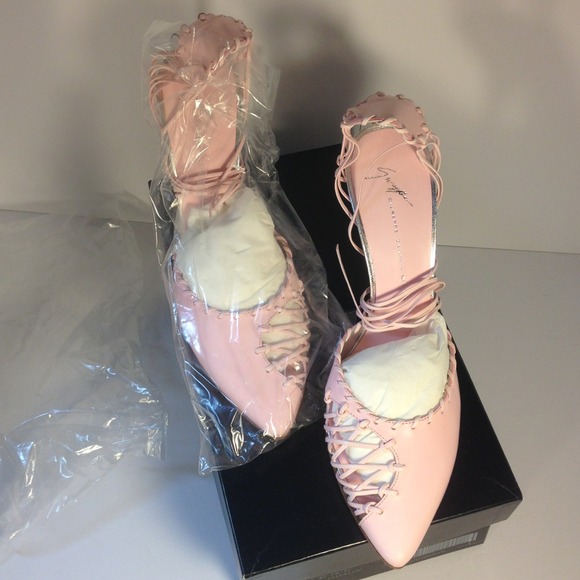 •SOLD• Giuseppe Zanotti Pink strap up ankle heels. - Picture 4 of 4