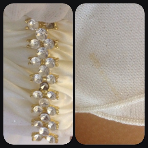 Off white glitter dress. - Picture 5 of 5