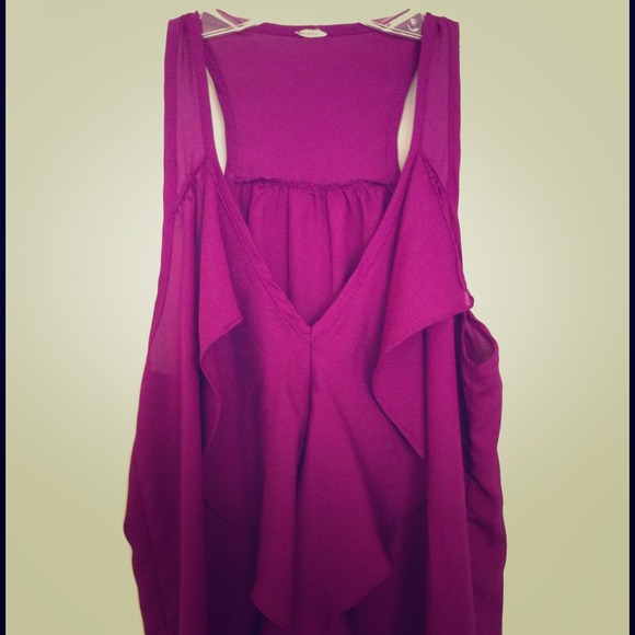 Purple Rayon Tank