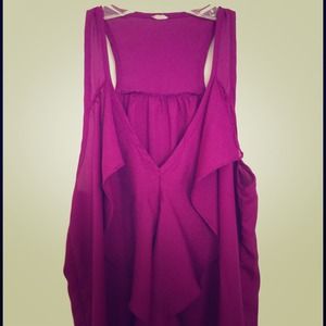 Purple Rayon Tank