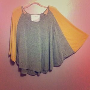 Casual batwing top