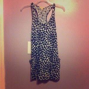 Cheetah print tank
