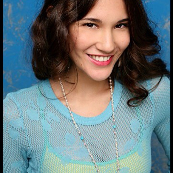 SOLD! Free People Butterfly Blue Mesh Top - Picture 2 of 4