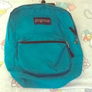 Turquoise JanSport Backpack