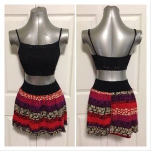 Aztec pattern skirt