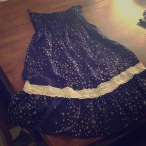 Navy dress with stars