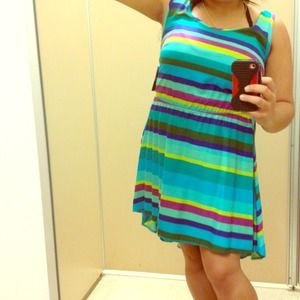 100 rayon nwt hi/low dress