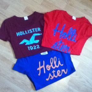BUNDLE 3 hollister shirts