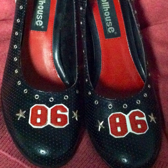 Dollhouse funky "86" heels