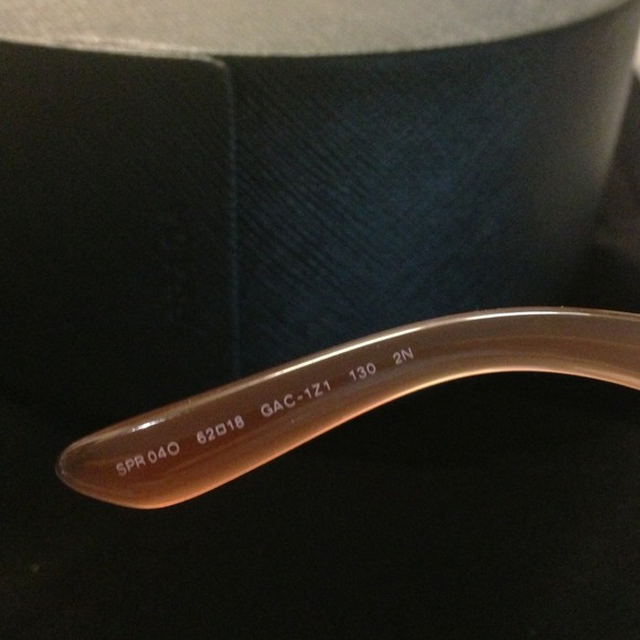 Authentic Prada sunglasses - Peach square main image 4