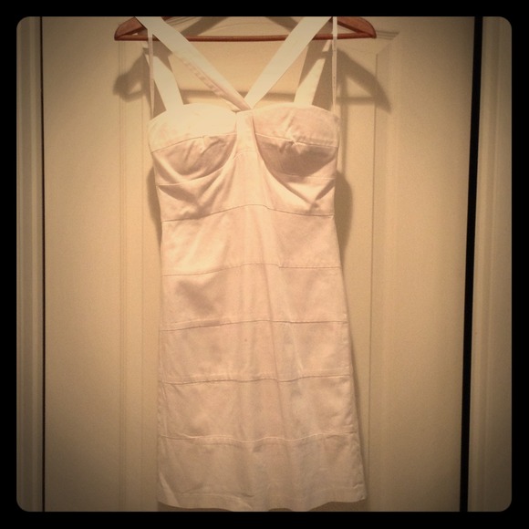 🔴Bundle dReduced White cotton and spandex dress!