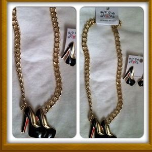 Christian earrings and necklace...