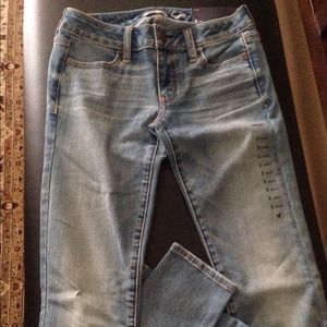 American Eagle Outfitters Faded Blue Jeggings