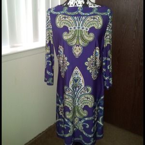 Beautiful purple paisley dress
