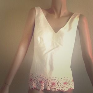 NWT Ann Taylor Linen Top sz 8