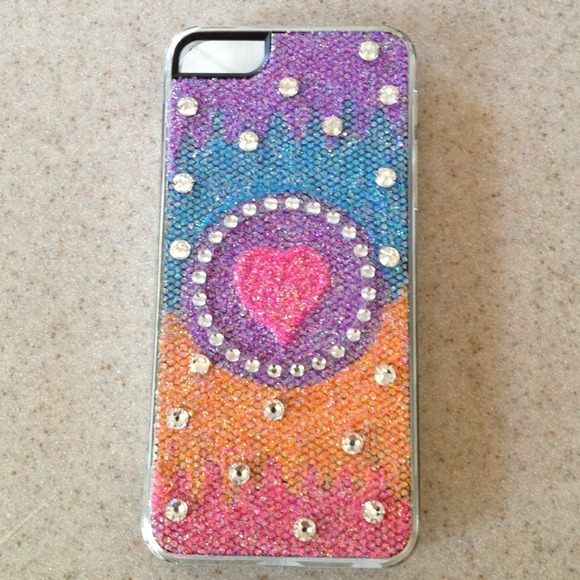 SOLD !!!💜💗Custom Heart Case for iPhone 4S💗💜