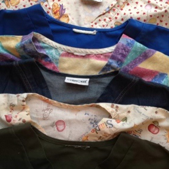 SOLD--Scrub Tops--Extra Large Royal blue is sold