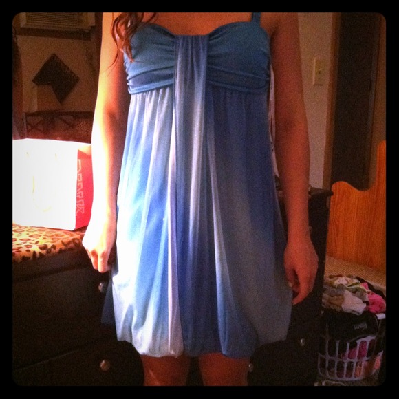 Blue dress