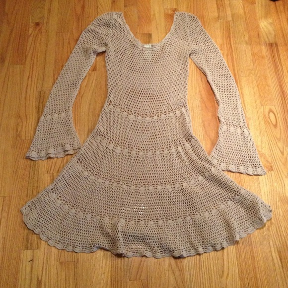 SOLD Fully knit free people dress and slip