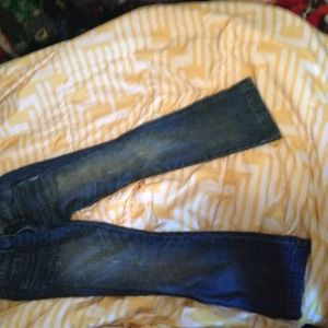 American eagle vintage flare patch pocket jeans 6r