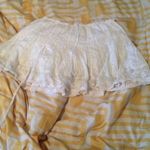 American eagle mini lace prairie skirt small