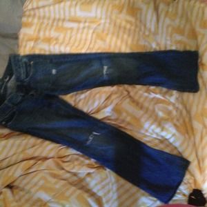 Destroyed American eagle artist jeans 6r
