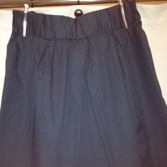 Steel Blue Cotton Skirt