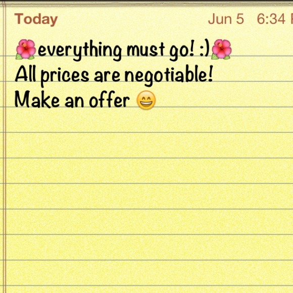 Everything Must Go!! Check out my closet! :D