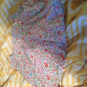 American eagle floral print mini skirt small