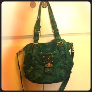 STUNNING Juicy Couture Leather handbag💙💚