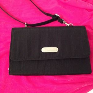 Cute black clutch/cross body