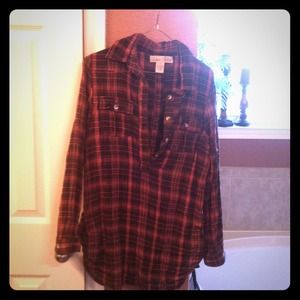 ❌SOLD❌ Adorable light flannel button down