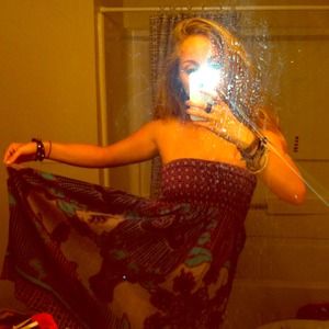 Paisley gypsy maxi dress