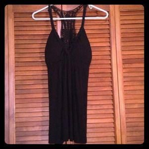 Lace racer back tank