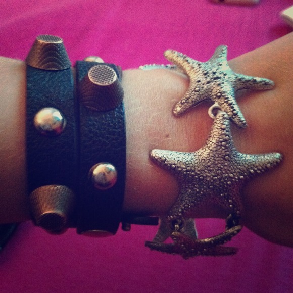 Star fish lucky brand braclet