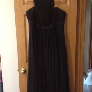 Black bridesmaid dress