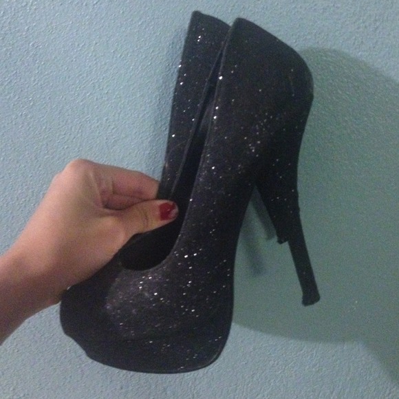Glitter heels