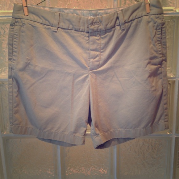 J Crew broken in boyfriend shorts