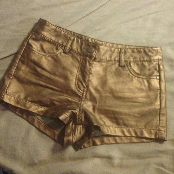 Gold shorts