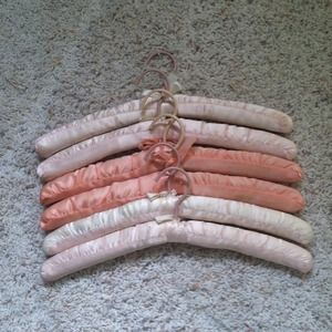 Padded satin hangers