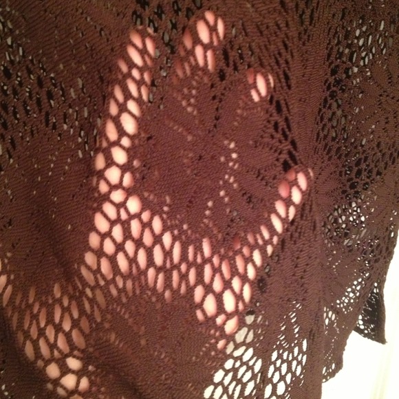 ❌SOLD-BUNDLED❌ Chocolate Brown Lace Dress - Picture 3 of 3