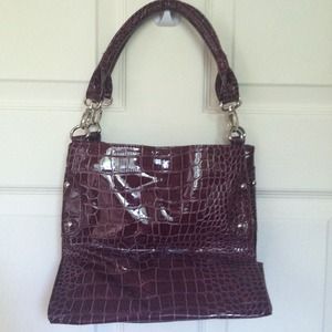 Burgundy purse