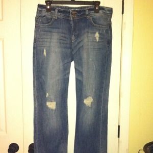 Express boyfriend jeans size 10