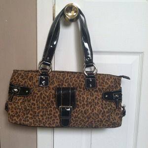 Leopard print purse