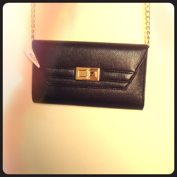 Brand new ALDO deep purple evening shoulder bag
