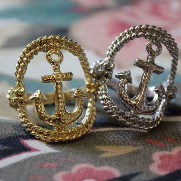 🌟NEW🌟⚓Anchor Rings!⚓ - Picture 3 of 3