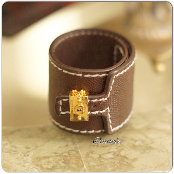 Juicy Couture Jewelry - *SOLD!* Juicy Couture leather wrap bracelet