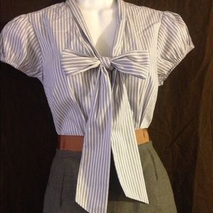 The Limited // Oxford sailor top